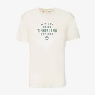 Koszulki męskie - TIMBERLAND T-SHIRT REFIBRA FRONT GRAPHIC SHORT SLEEVE TEE - Timberland - miniaturka - grafika 1