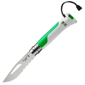 Noże - Nóż składany Opinel No.8 Outdoor Fluo Green - miniaturka - grafika 1