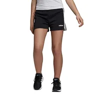 Spodenki damskie - adidas Essentials szorty dziewczęce z 3 paskami czarny czarny/biały 158 - miniaturka - grafika 1