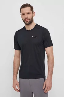 Koszulki męskie - Montane t-shirt sportowy Dart Lite kolor czarny gładki MDITS15 - grafika 1