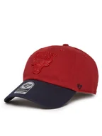 Czapki męskie - 47 Brand Czapka z daszkiem NBA Chicago Bulls '47 x Tommy Hilfiger Courtside '47 Clean Up THCCU173GWL Czerwony - miniaturka - grafika 1