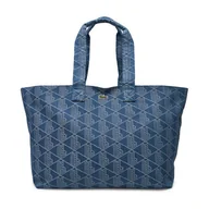 Torebki damskie - Torebka Lacoste NU4994PB Niebieski - miniaturka - grafika 1