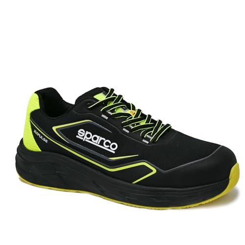 Sparco Luton profesjonalne buty ochronne unisex dla dorosłych, kolor czarny, 36 EU