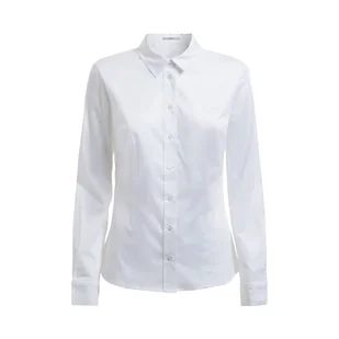 Damska Koszula GUESS LS CATE SHIRT W2YH41WAF10-G011 – Biały - Koszule damskie - miniaturka - grafika 1