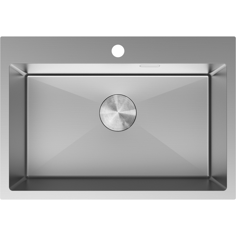 Mexen Solix zlewozmywak stalowy 1-komorowy 650 x 450 mm, inox - 6403651000-01