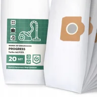 Worki do odkurzaczy - 20x Worek do Odkurzacza Progress Turbo Jet P 573 Syntetyczny Pojemny Worki - miniaturka - grafika 1