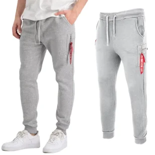 Spodnie Alpha Industries NASA Cargo Sweat Jogger 118369 17 - Szare - Odzież taktyczna i umundurowanie - miniaturka - grafika 1