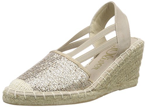 s.Oliver Damskie espadryle 28325, Beige Dune 405, 41 EU