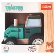 Zabawki sensoryczne - Trefl Zabawka drewniana Traktor - miniaturka - grafika 1