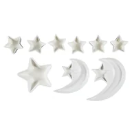 Serwisy obiadowe - Zestaw 9 naczyń do serwowania starry night biały 5905896145536 - miniaturka - grafika 1