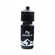 Shakery i bidony sportowe - Bidon rowerowy na wodę NEXELO 750 ml czarno-biały do roweru - miniaturka - grafika 1