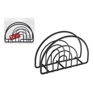 Stojaki na ręczniki papierowe - Serwetnik metalowy Wyspa Okazji czarny - miniaturka - grafika 1