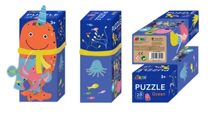 Avenir Avenir PZ195052 puzzle narwal, różne kolory PZ195052 - Puzzle - miniaturka - grafika 1