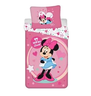 Pościel dziecięca Minnie "Sweet like me" micro, 140 x 200 cm, 70 x 90 cm - Pościel dla dzieci - miniaturka - grafika 1