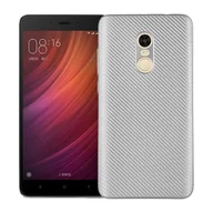 Etui i futerały do telefonów - NoName Etui Carbon Fiber Xiaomi Note 4/4X srebr ny/silver - miniaturka - grafika 1