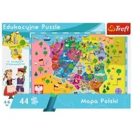 Puzzle - Trefl Mapa polski dla dzieci puzzle - miniaturka - grafika 1