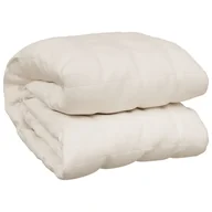Koce - vidaXL Koc obciążeniowy, kremowy, 220x230 cm, 15 kg, tkanina - miniaturka - grafika 1