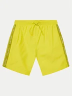 Kąpielówki dla chłopców - Calvin Klein Swimwear Szorty kąpielowe KV0KV00058 Żółty Regular Fit - miniaturka - grafika 1
