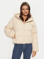 Kurtki damskie - Guess Kurtka przejściowa Daisy W4BL36 WGJZ0 Beżowy Regular Fit - miniaturka - grafika 1