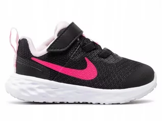 Buty dla dziewczynek - BUTY dziecięce NIKE REVOLUTION run DD1094-007 27 - grafika 1