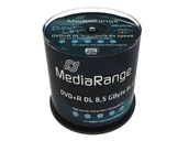 Nośniki danych - MediaRange MR471 płyta DVD 8,5 GB DVD+R DL 100 szt. - miniaturka - grafika 1