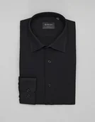 Koszule męskie - koszula licodia 00460 długi rękaw czarny slim fit - miniaturka - grafika 1