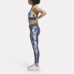 Reebok legginsy sportowe bieganie trening damskie rozmiar M zielone - Legginsy - miniaturka - grafika 1