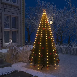 vidaXL Lampki choinkowe w formie siatki, 250 LED, IP44, 250 cm - Oświetlenie świąteczne - miniaturka - grafika 1