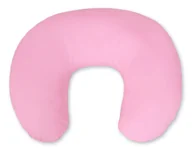 Poduszki do karmienia - Poduszka rogal do karmienia fasolka rozbieralna- różowa - miniaturka - grafika 1