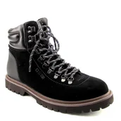 Buty trekkingowe męskie - BIG STAR OO174643 Buty męskie zimowe skórzane - miniaturka - grafika 1