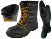 Obuwie robocze - Buty Trzewiki Robocze Ocieplane Podwyższane Śniegowce Wysokie Ocieplane 46 - miniaturka - grafika 1