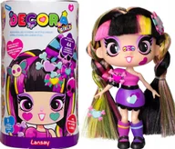Figurki dla dzieci - DECORA GIRLZ - Luna - 1 modna mini lalka + 8 akcesoriów i naklejek niespod - miniaturka - grafika 1