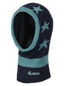 Czapeczki dla niemowląt - HULABALU Kominiarka "Stars" w kolorze granatowo-błękitnym - miniaturka - grafika 1