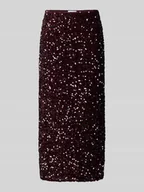 Spódnice - Spódnica midi z wysokim stanem i cekinami model ‘FAITH’ - miniaturka - grafika 1