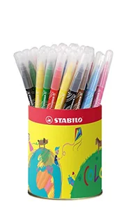 Stabilo Power – metalowy garnek z 12 różnymi kolorami średniej końcówkami filcowymi długopisy moc max: szeroki punkt Pot de 36 feutres sortowane - Długopisy - miniaturka - grafika 1
