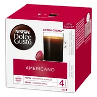 Kawa w kapsułkach i saszetkach - Nescafe NESTLÉ Kapsułki Dolce Gusto Americano 16 sztuk 7613287162663 - miniaturka - grafika 1