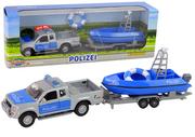 Samochody i pojazdy dla dzieci - Van Manen Van Manen 2-Play Traffic Die Cast Policja (Policja auto L200, przyczepa, łódź ratunkowa, pull back) - 510614 510614 - miniaturka - grafika 1