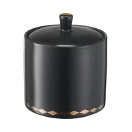 Cukiernice - Cukiernica porcelanowa GAJA BLACK VILLA ITALIA - miniaturka - grafika 1