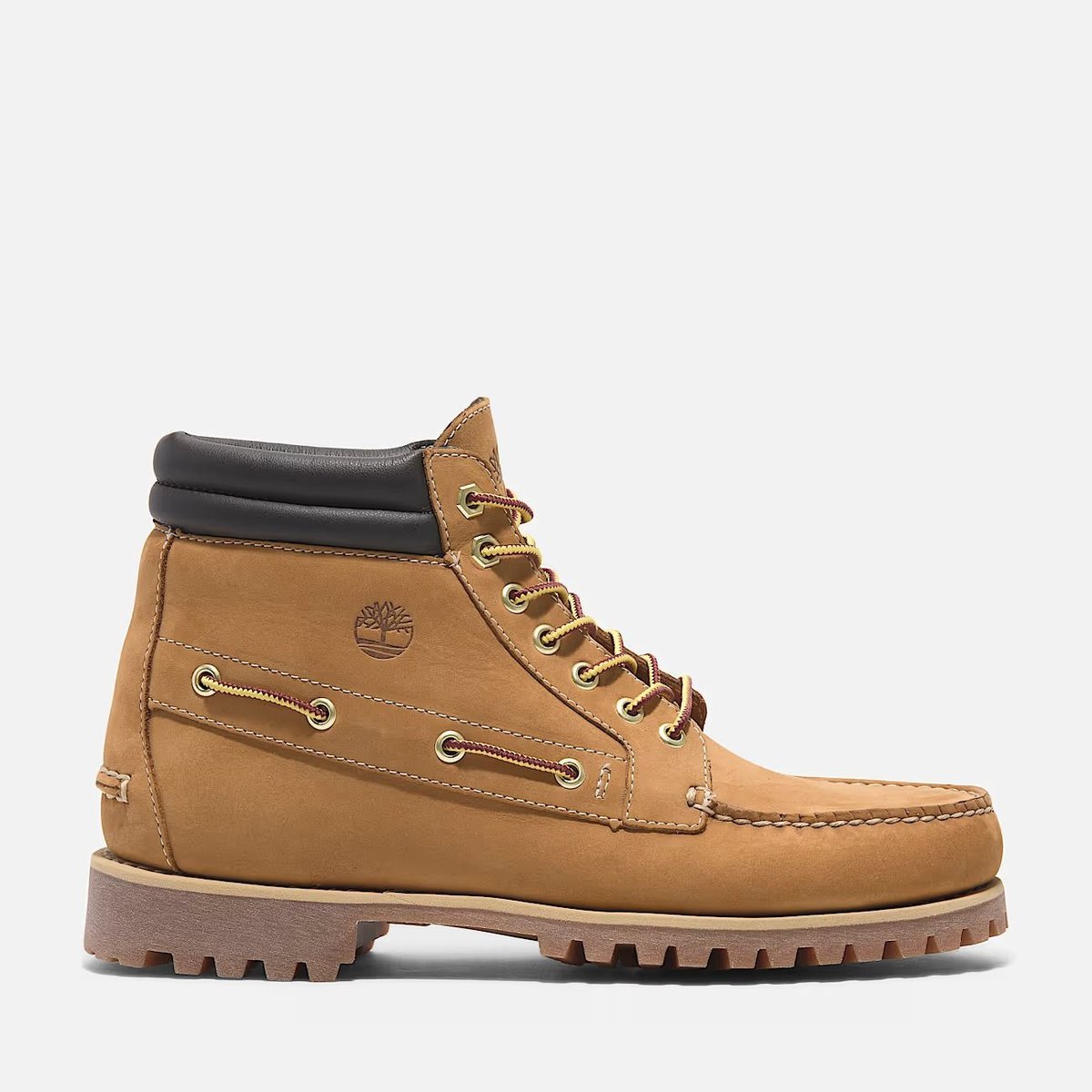 tronchetto e stivaletto uomo timberland tb0a2n4c7541 - auth mid lace wheat boat