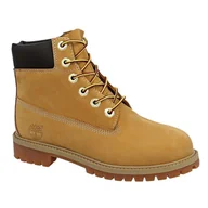 Buty trekkingowe damskie - Buty Timberland 6 In Premium Wp Boot Jr 12909 żółte - miniaturka - grafika 1