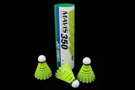 Badminton - Yonex Mavis 350 Badmintonshuttle, doos met 6 stuks, geel, maat medium-blauw 103531 - miniaturka - grafika 1