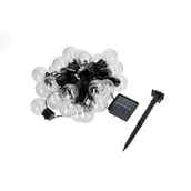 Lampy ogrodowe - Solarna GIRLANDA ogrodowa LED ASTER 0,12W 30 ozdobnych kulek BARWA CIEPŁA - miniaturka - grafika 1