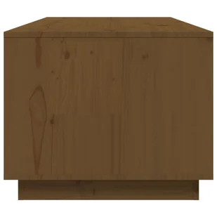 Lumarko Stolik kawowy, miodowy brąz, 100x50x41 cm, lite drewno sosnowe - Ławy i stoliki kawowe - miniaturka - grafika 8