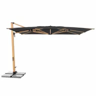 Parasole ogrodowe - ALU WOOD XL 4x3 m - wahadłowy parasol ogrodowy z drążkiem bocznym 840 - miniaturka - grafika 1