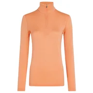 Bluzy sportowe damskie - Bluza damska Icebreaker W 260 Tech LS Half Zip Rozmiar: M / Kolor: pomarańczowy - miniaturka - grafika 1