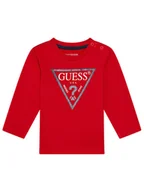 Bluzy dla chłopców - Guess Bluzka L84I29 K8HM0 Czerwony Regular Fit - miniaturka - grafika 1