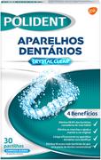 Higiena protez i aparatów ortodontycznych - Tabletki czyszczące Dent Polident Aparatos Dentales 30 tabs (5054563108203) - miniaturka - grafika 1