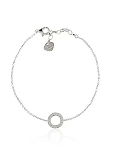 THOMAS SABO Thomas Sabo damska bransoletka A1652  051  14 srebro wysokiej próby cyrkonia biały kolor srebrny, biały A1652-051-14-L19v - Bransoletki - miniaturka - grafika 1