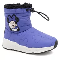 Buty dla dziewczynek - Botki Mickey&Friends AW23-211DSTC Fioletowy - miniaturka - grafika 1