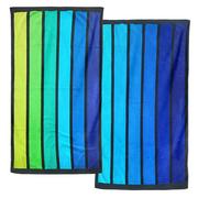 Ręczniki - Pakiet ręczników plażowych żakardowych frotte Happy Blue Men 100x175 - miniaturka - grafika 1